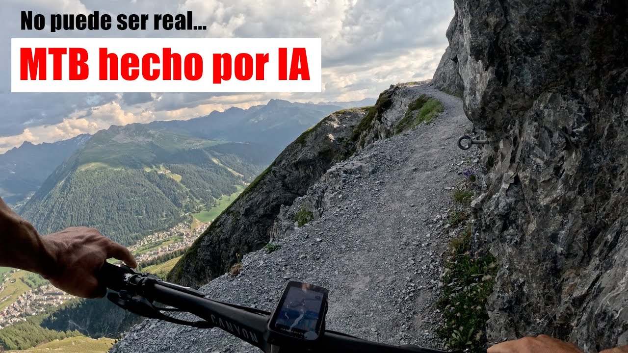 MTB en Davos (Suiza 🇨🇭), senderos irreales