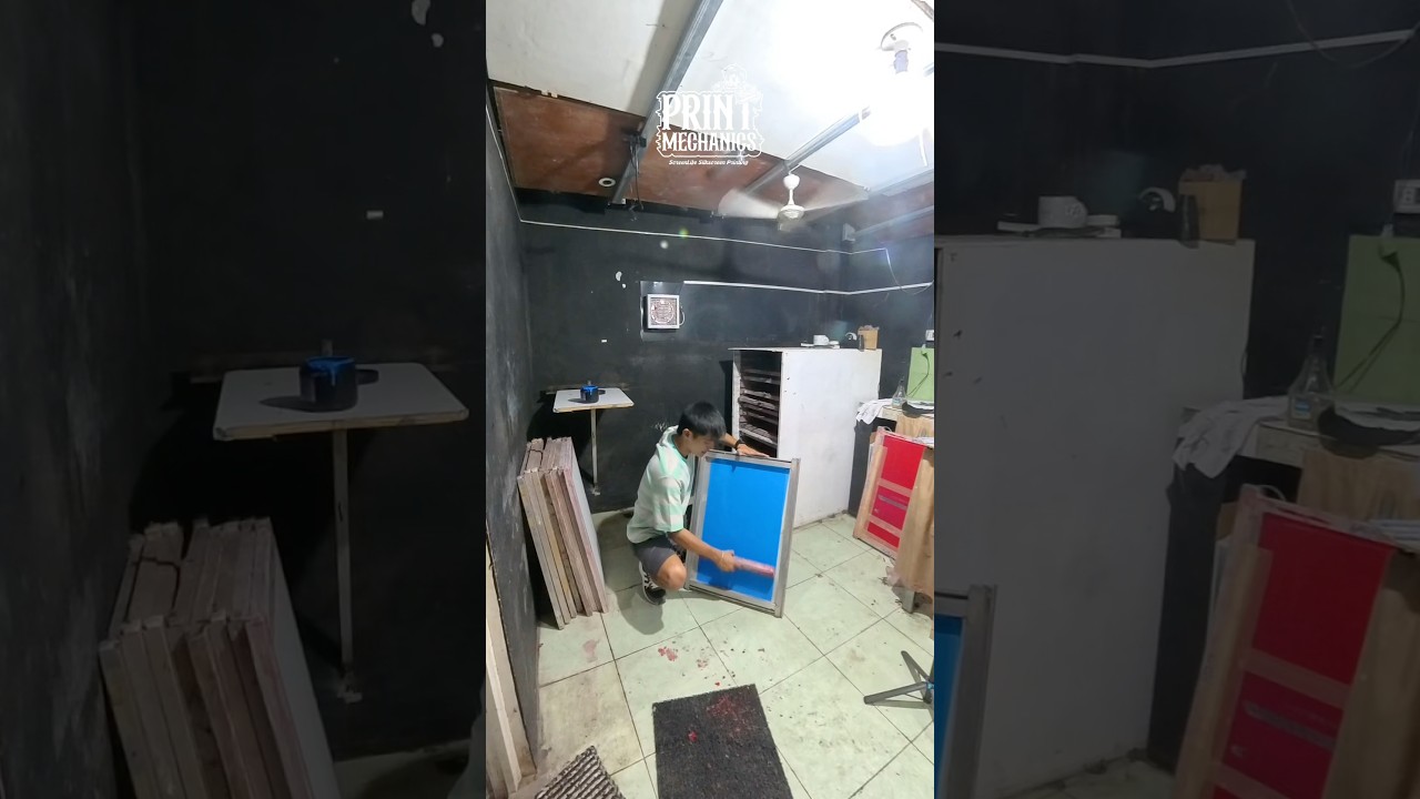 Applying Photo Emulsion Silkscreen Printing | Print Mechanics