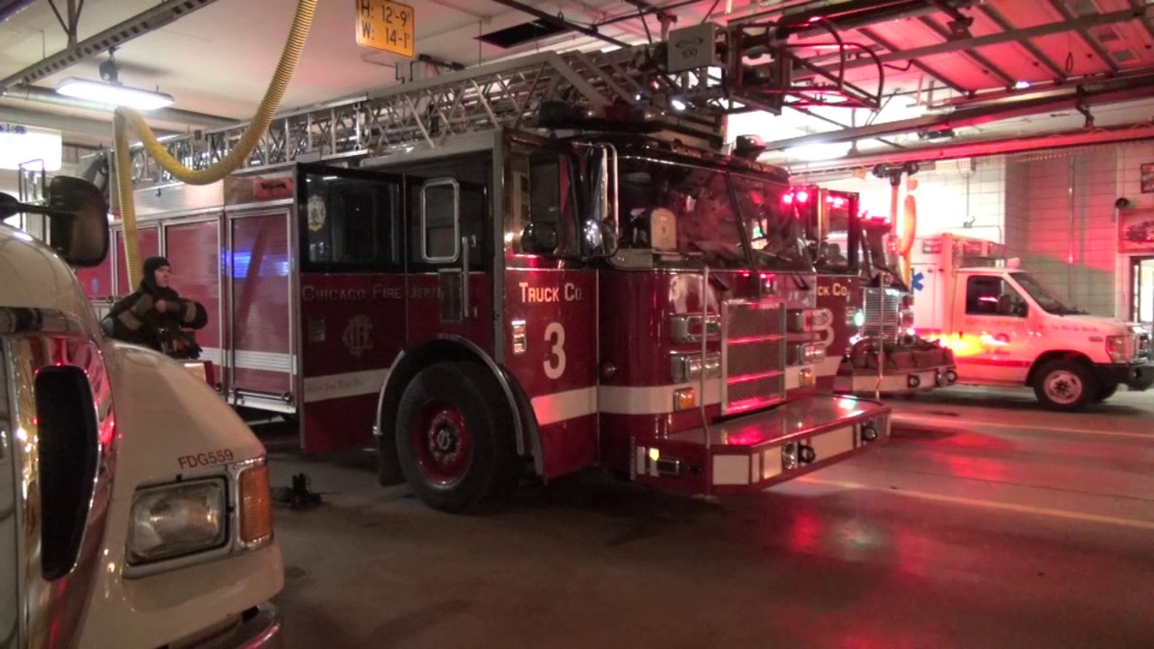 CFD Engine 42 Truck 3 In Station Response