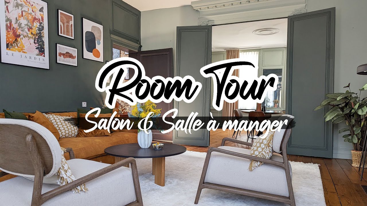 ROOM TOUR - On a relooké notre salon-salle à manger !