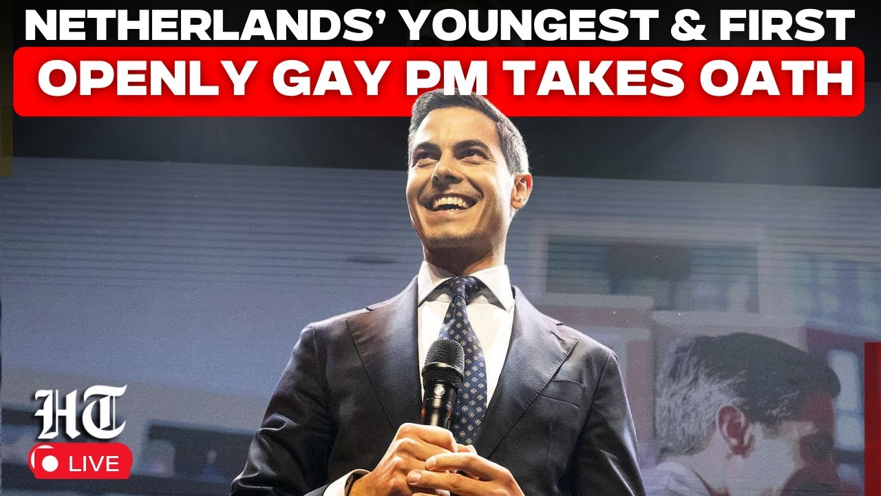 Live | Netherlands' Youngest And First Openly Gay Prime Minister Takes Oath | Rob Jetten