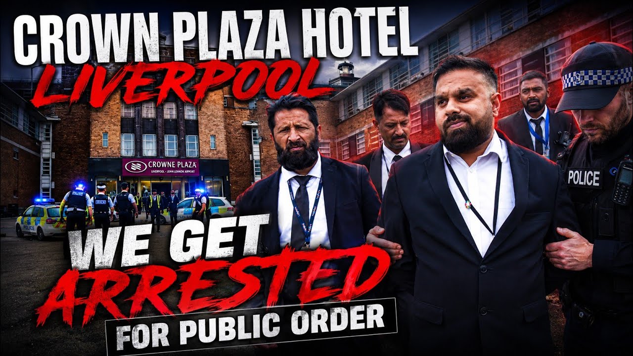 🚨 MASSIVE POLICE RESPONSE AT CROWNE PLAZA LIVERPOOL 🚨(reupload)