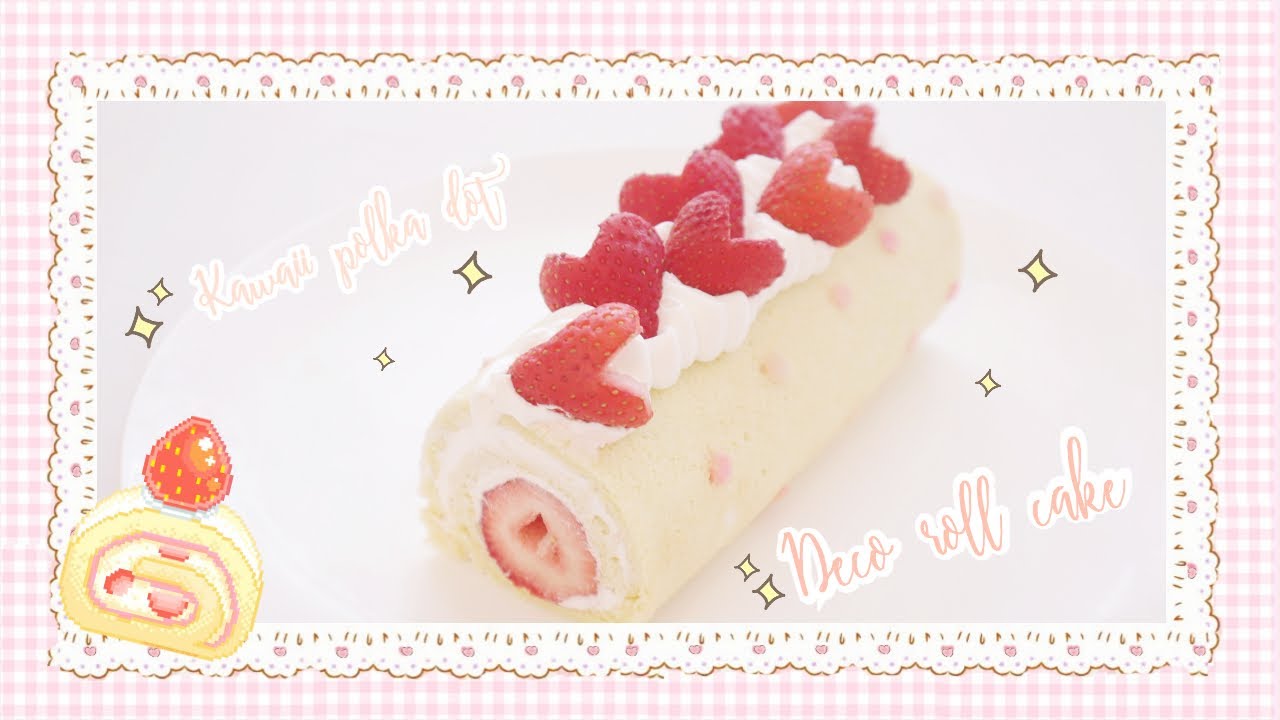 ♡ Deco roll cake｜Ichigo Patisserie ♡