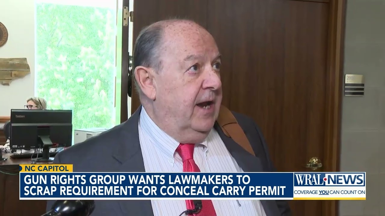 NC Gun Rights Group pushes to scrap requirements for concealed carry permit