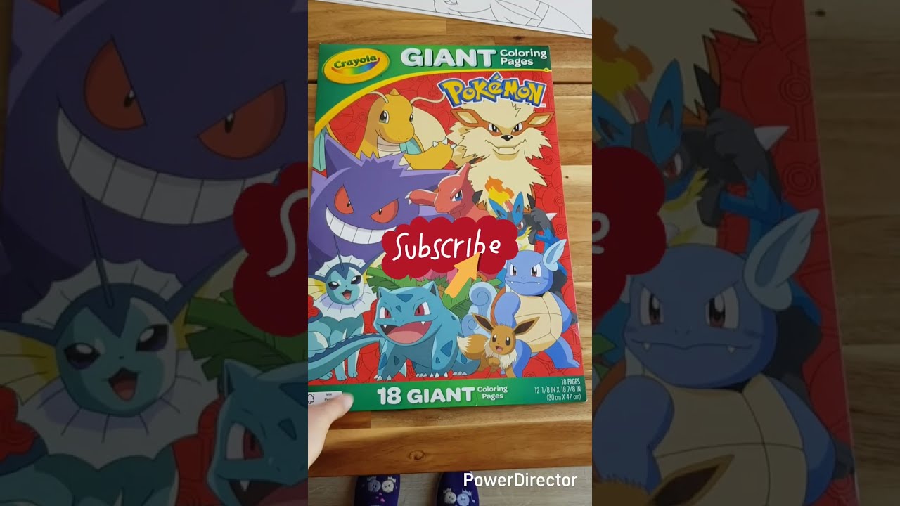Look into the pack of Giant Pokemon coloring pages 