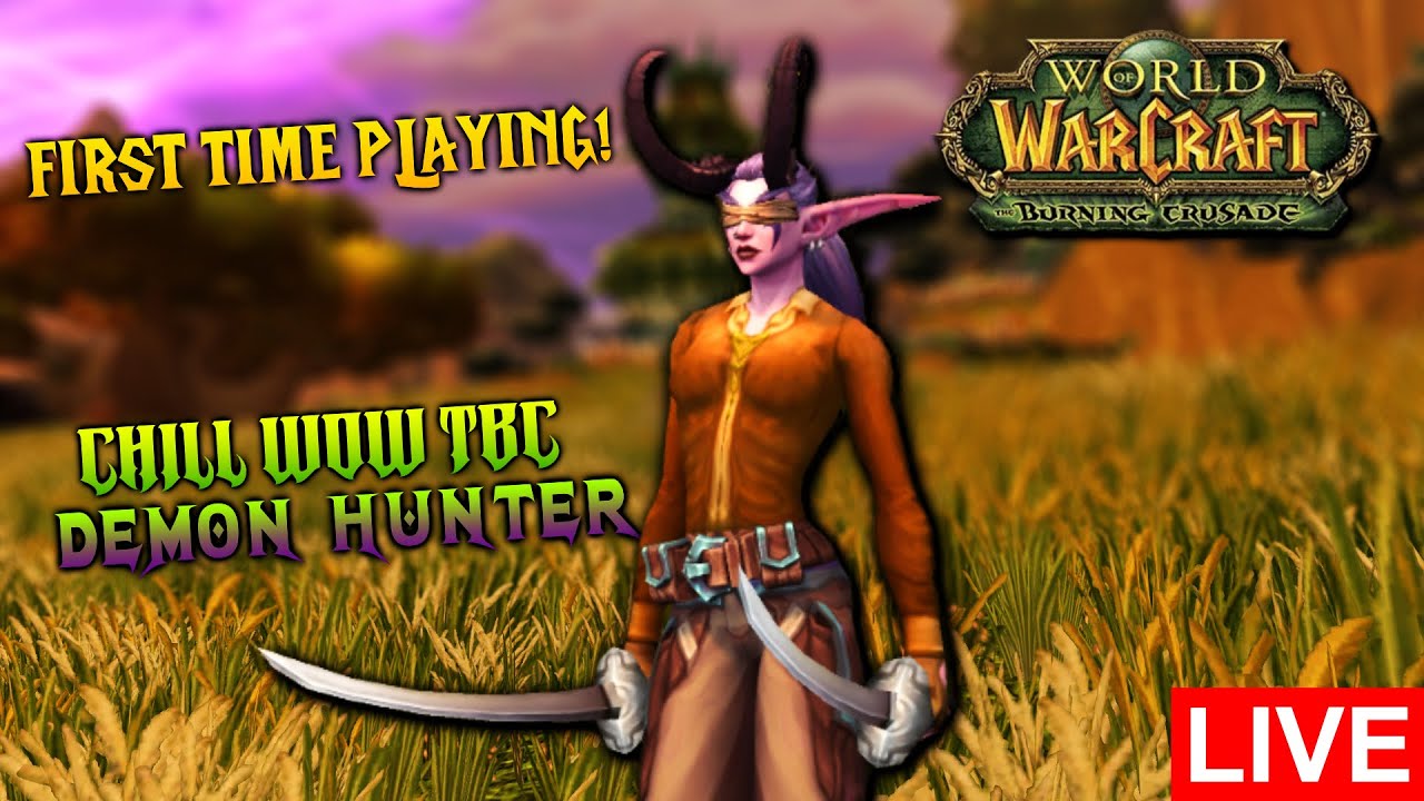 First Time Playing WoW TBC 🌍 Chill Questing, Dungeons & Raids