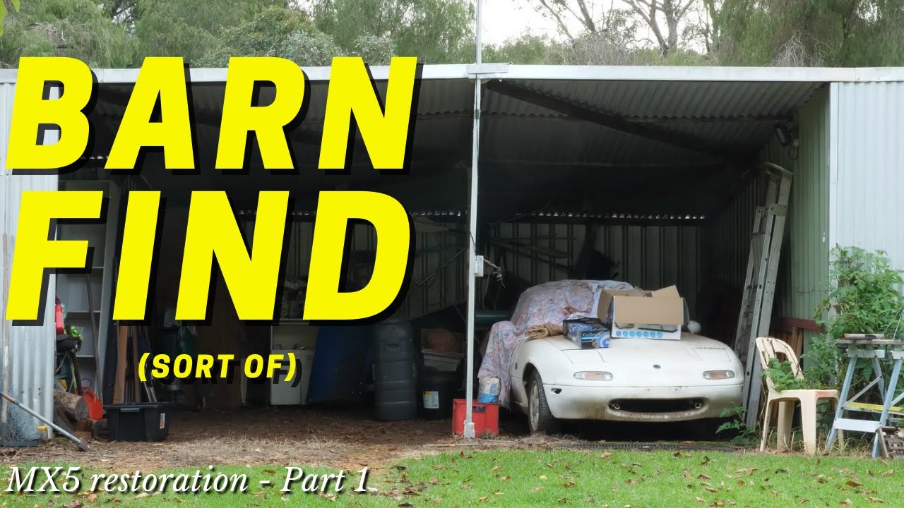 Miata Barn Find - Miata Restoration Part 1