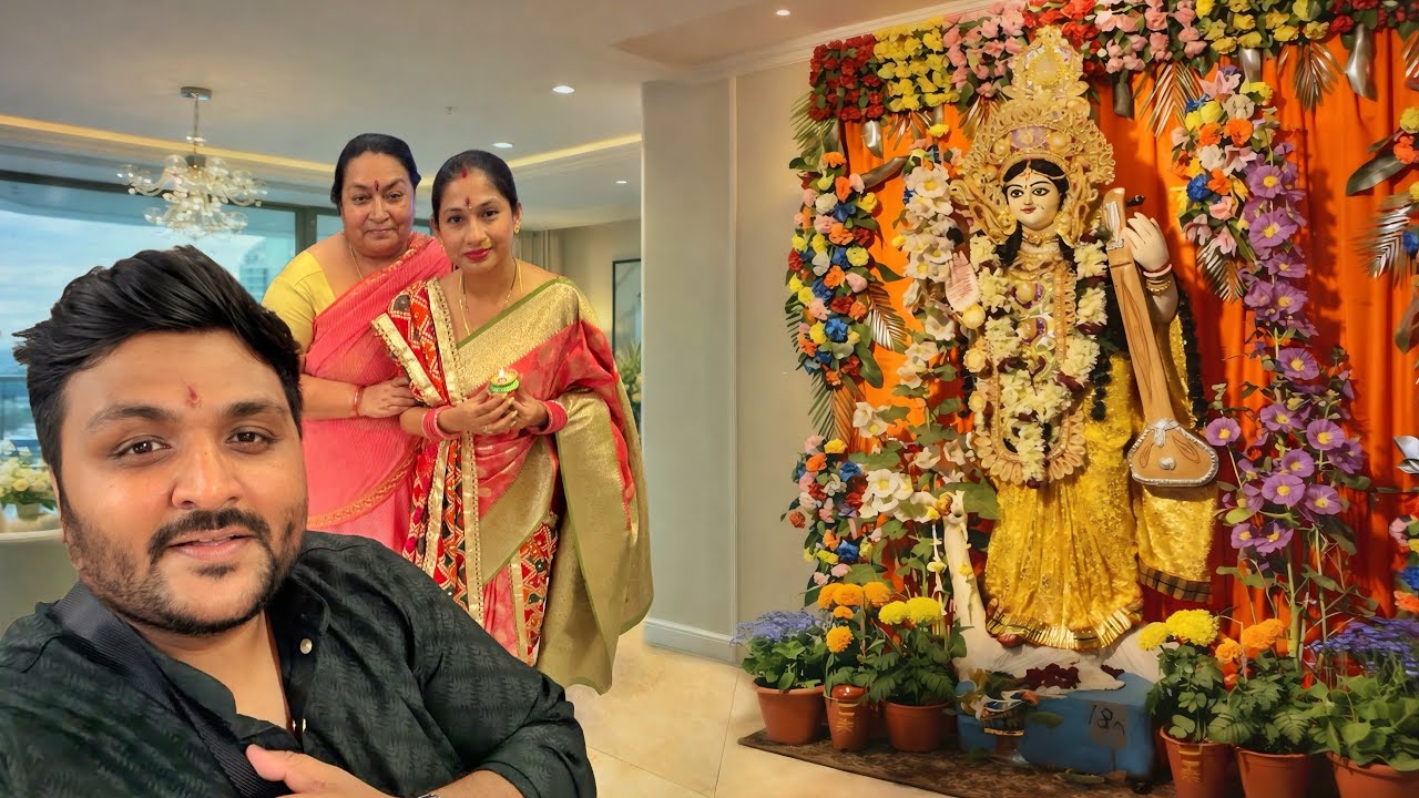 Saraswati Puja Celebration 2026 || Swadisht Bhog 🤤 || Full Celebration Vlog