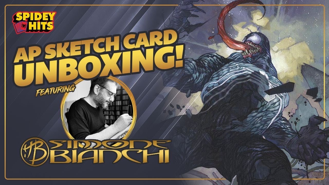 Unboxing Simone Bianchi Art with DittullioArtCollective - AP sketch card