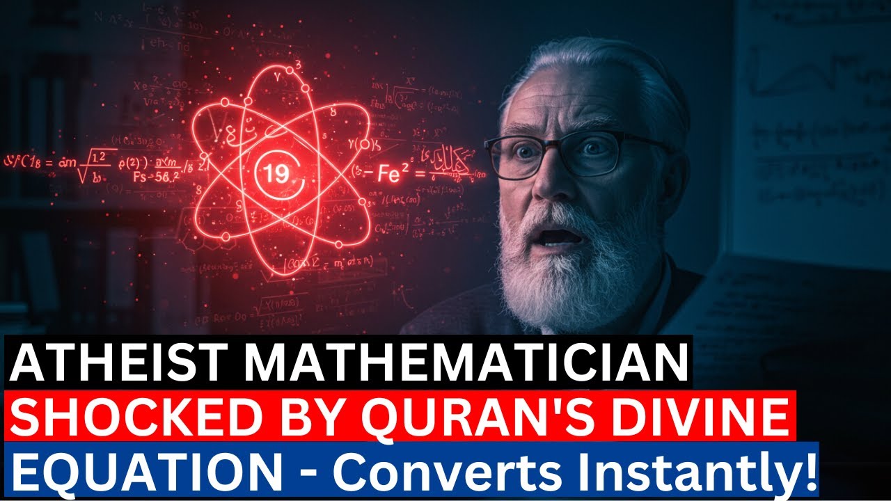 ATHEIST MATHEMATICIAN SHOCKED BY QURAN'S DIVINE EQUATION   Converts Instantly!
