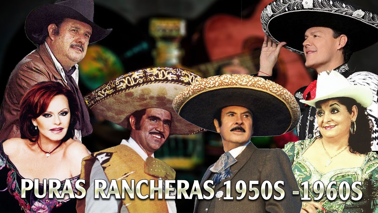 GERARDO REYES,VICENTE FERNÁNDEZ,CHAYITO VALDEZ, P.FERNANDEZ ,A.AGUILAR- PURAS RANCHERAS 1950S -1960S
