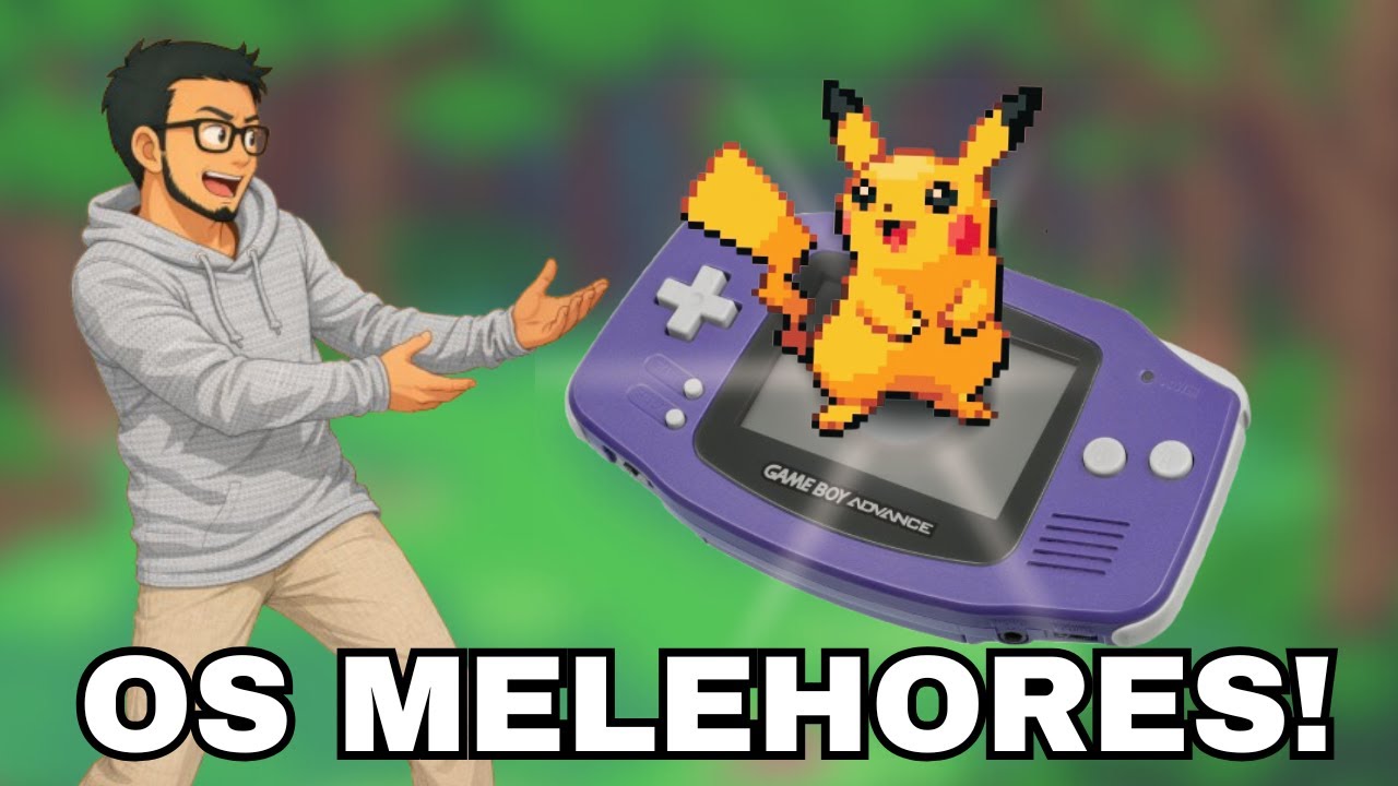 OS MELHORES JOGOS DE POKEMON  QUE TEMOS NO GBA!