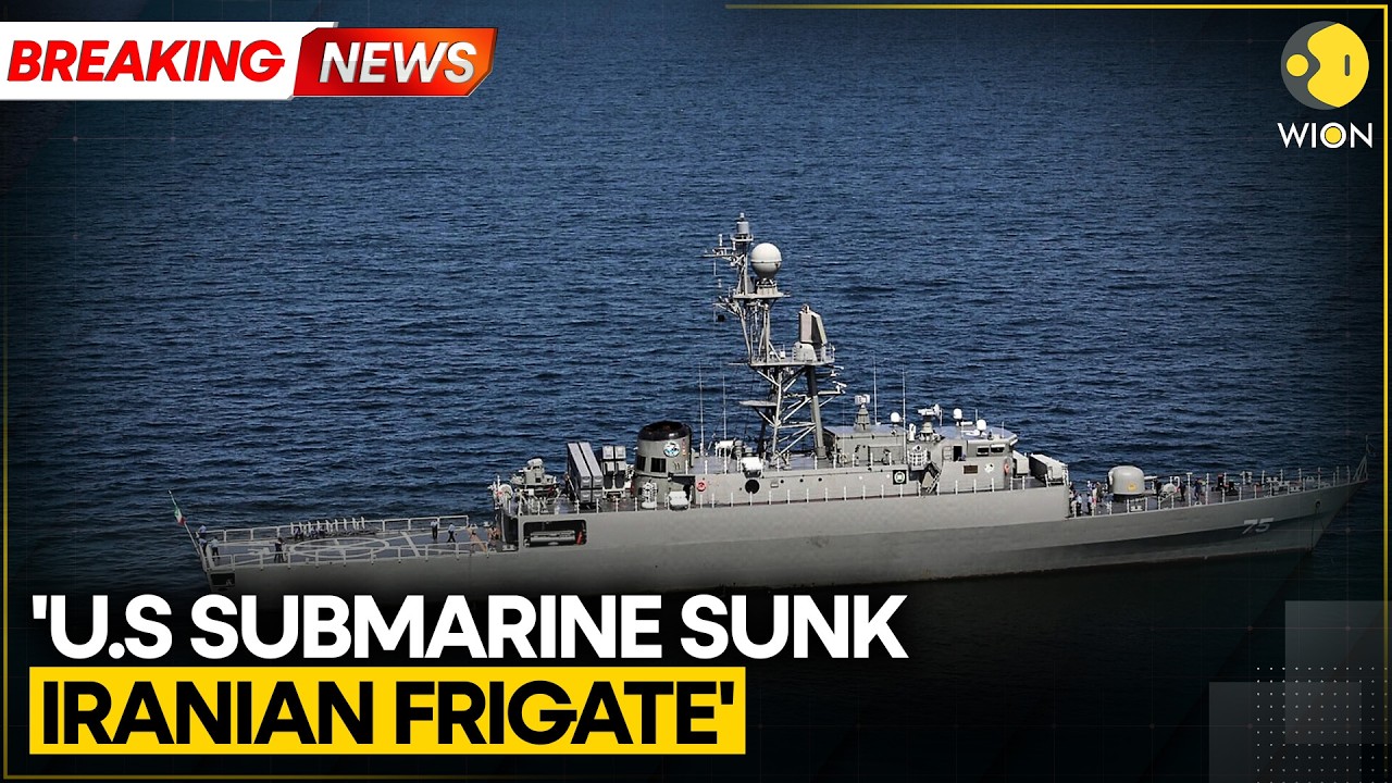 US-Iran War: US Hits Iran's Naval Frigate 'Iris Dena' Near Sri Lanka | WION Breaking
