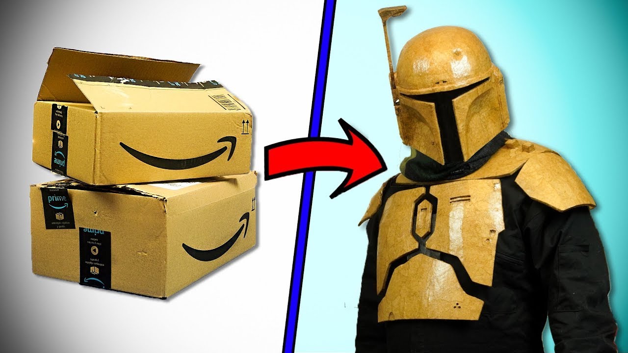 How to make Boba Fett armor out of CARDBOARD!