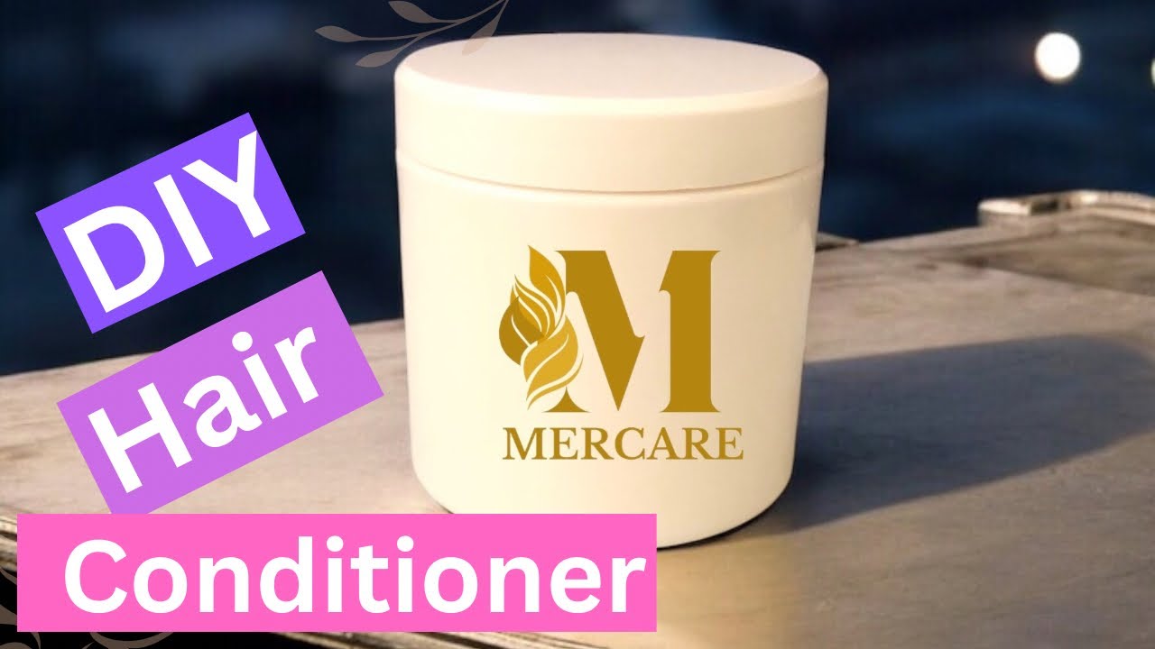 DIY NATURAL HAIR CONDITIONER طريقة عمل حمام كريم طبيعى و فعال ١٠٠٪؜