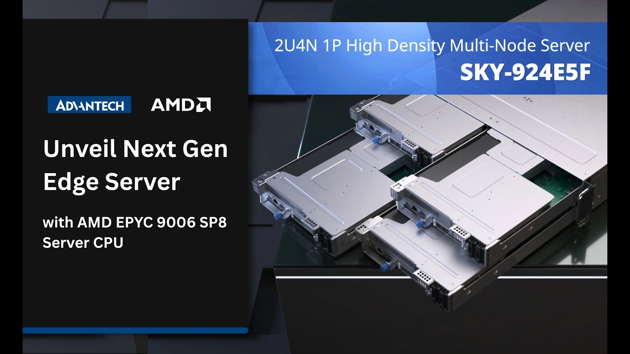 Advantech SKY-924E5F Multi Node Server- with AMD EYPC 9006 SP8 Server CPU