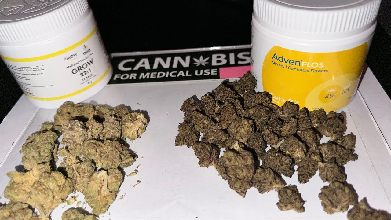 CURA-B2 (ACDC) by AdvenFLOS & LA SAGE by Grow Pharma. UK medical weed/cannabis  prescription 🇬🇧