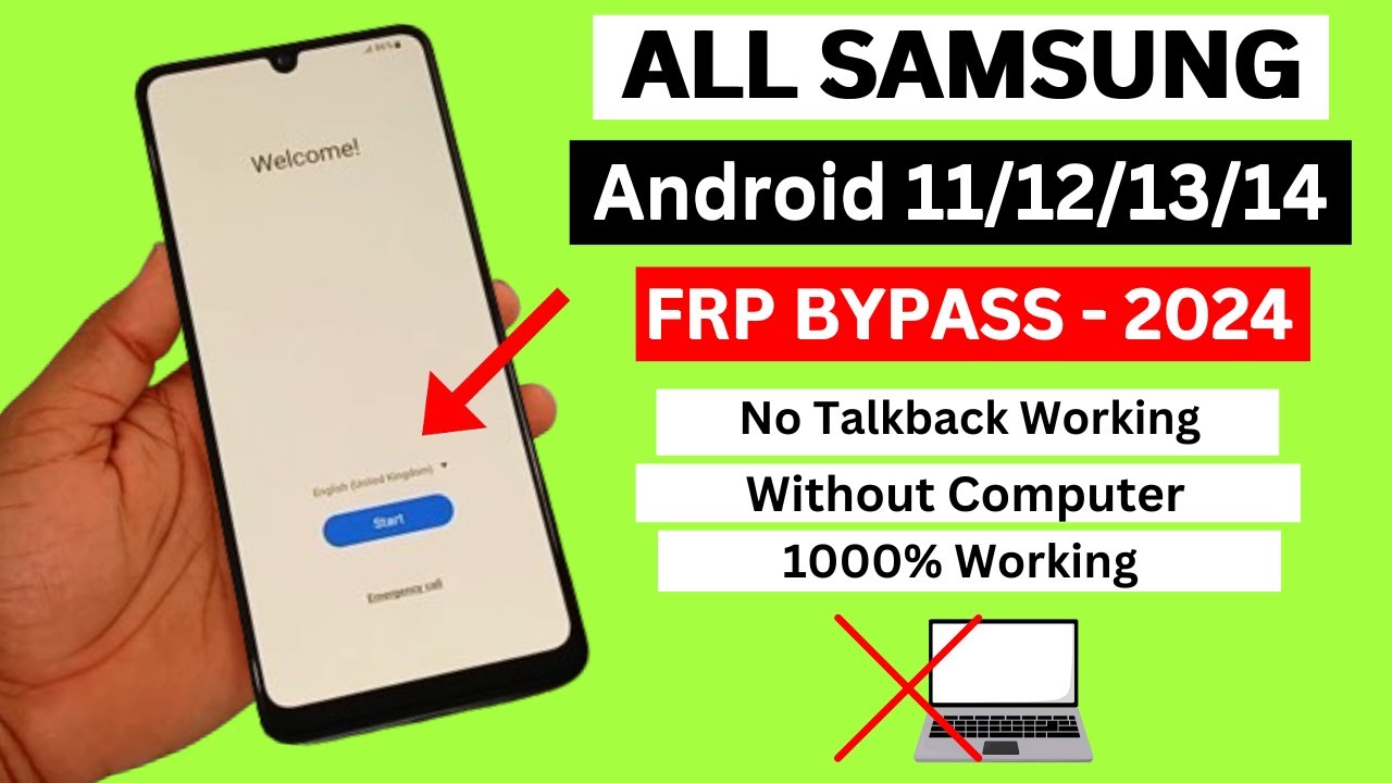 Samsung FRP Bypass 2024 🔥 Android 11/12/13/14 || New Security 2024 ✅100% Working || Frp Bypass 2024