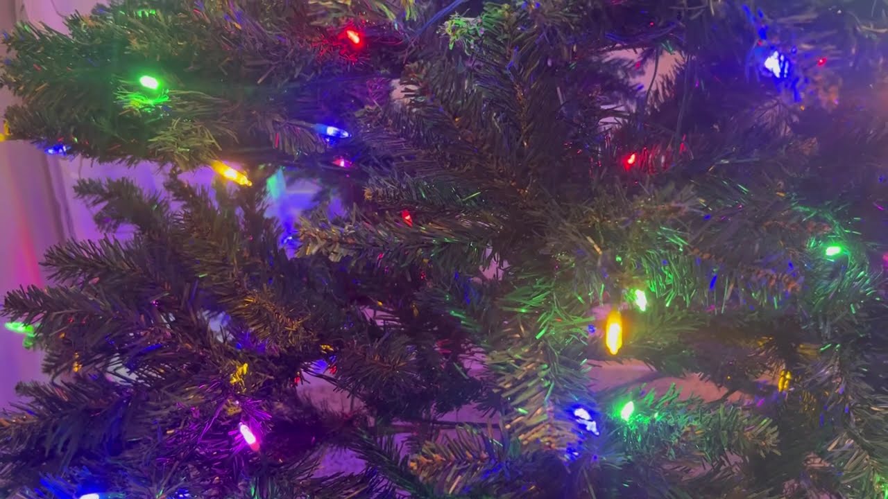 Hykolity 6.5 ft Prelit Christmas Treew/ 350 Color Changing LED Lights, 1100 Tips & 10 Color Modes