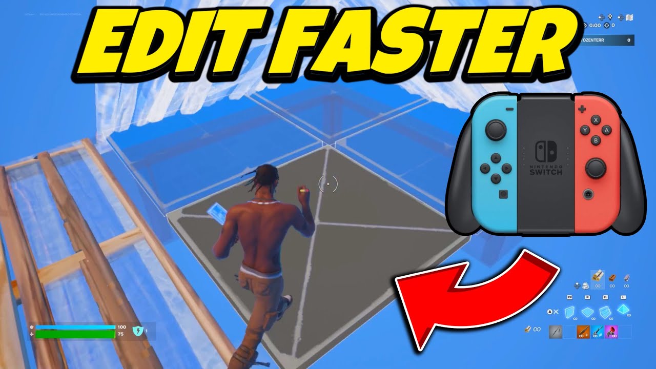 How To EDIT FASTER on Nintendo Switch + Remove INPUT DELAY! (Fortnite Tutorial)