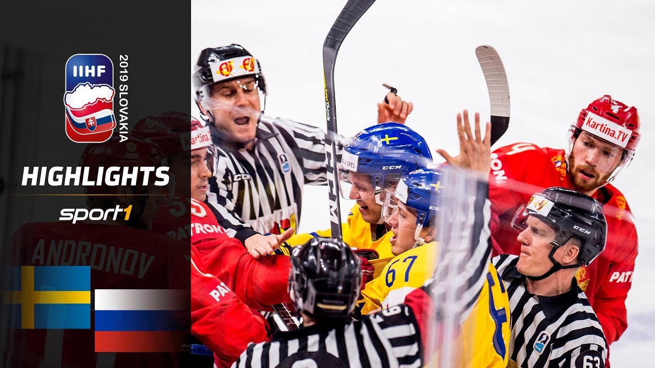 Weltmeister vorgef&uuml;hrt: Schweden &ndash; Russland 4:7 | Highlights | IIHF Eishockey-WM 2019 | SPORT1