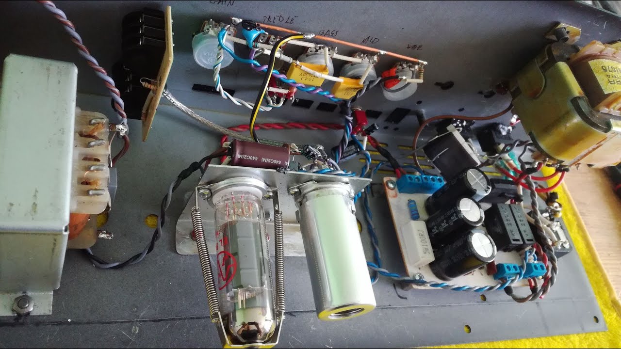 DIY Twin Reverb Clean Channel & Gramofon Bambino & EL84 + 12ax7 - Lampowy wzmacniacz gitarowy!!!