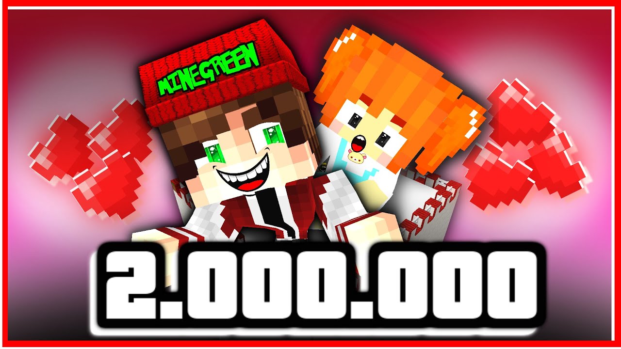 2.000.000 ABONE ÖZEL MINEGREEN! - Minecraft w/ @minevegreen @ATOXY