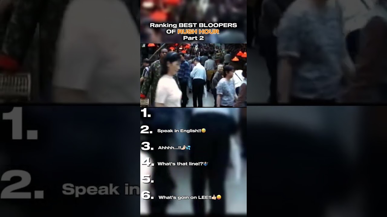 RANKED BEST BLOOPERS OF RUSH HOUR part 2😝🤣