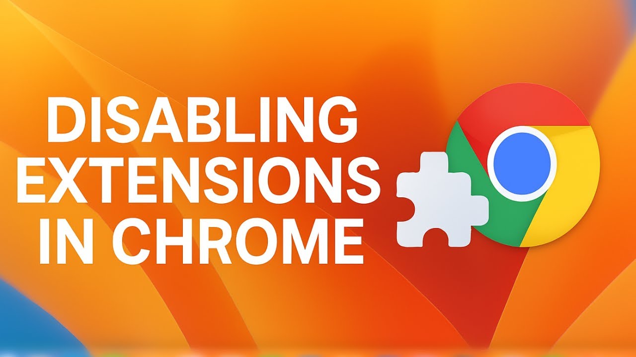 How To Disable Extensions in Chrome on Mac