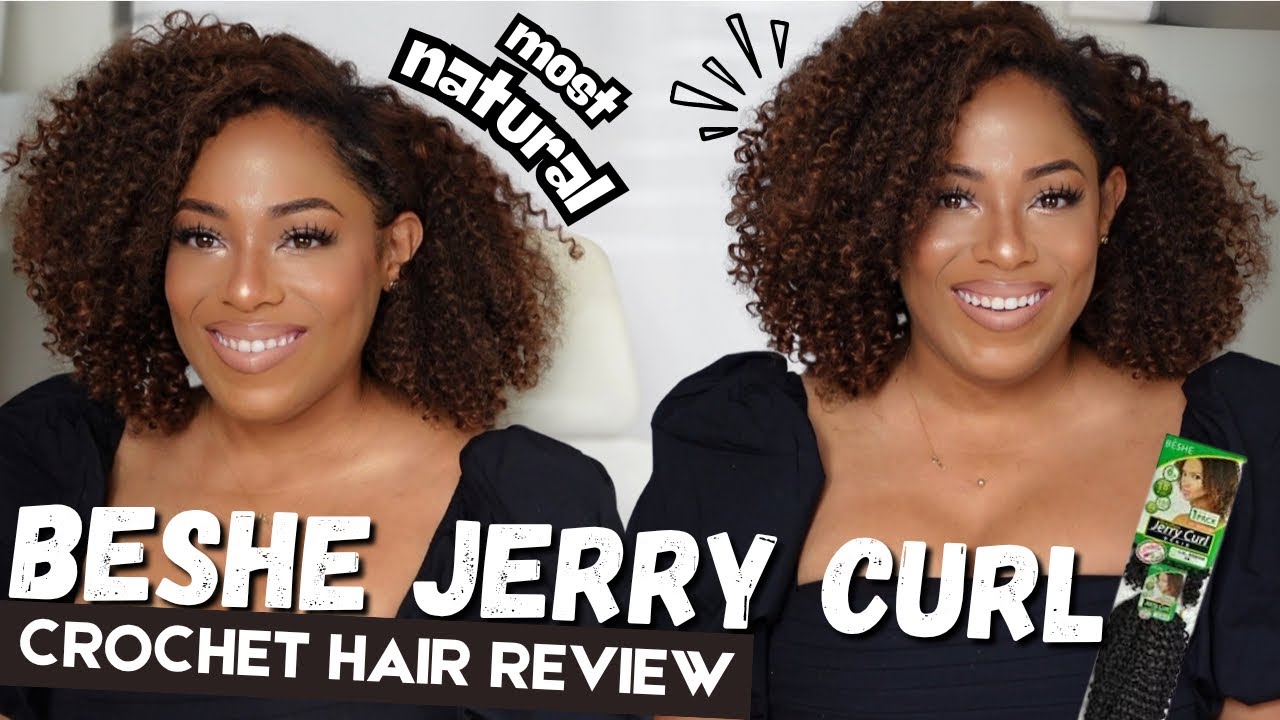 MOST NATURAL CROCHET HAIR FOR SUMMER| BESHE JERRY CURL CROCHET BRAID REVIEW| LIA LAVON