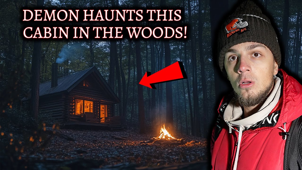 Our TERRIFYING Experience While Filming in HAUNTED CABIN in The WOODS (VERY SCARY)