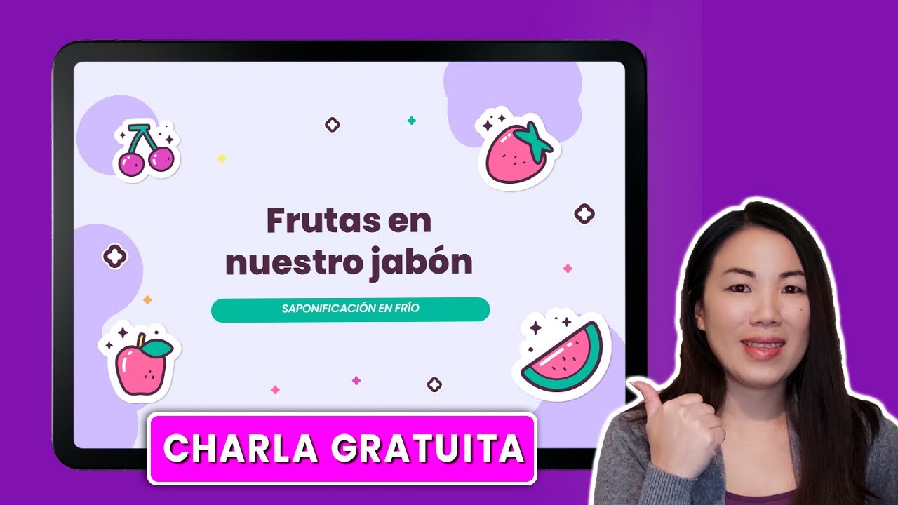 Cómo hacer JABÓN ARTESANAL con FRUTAS | Saponificación en frío