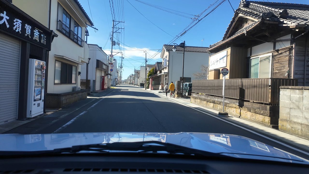 Ordinary Japanese Roads on a Peaceful Day