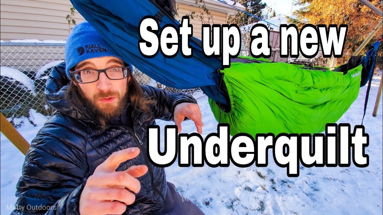 How to use an underquilt with your hammock! Set up a new Outdoor Vitals Underquilt