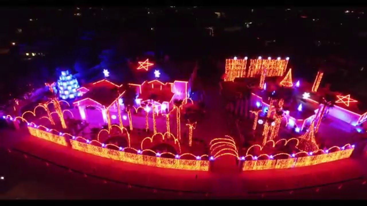 Fred Loya Christmas Light Show 2015