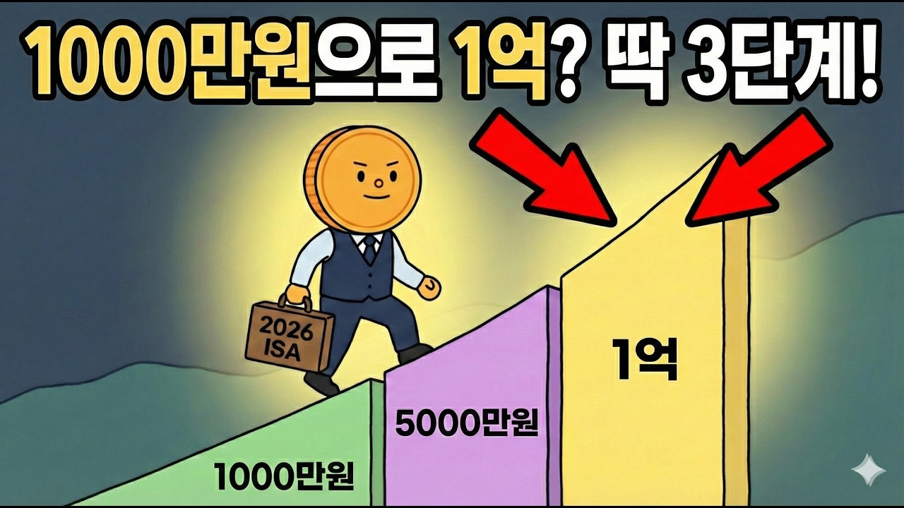 50대 노후준비, 1000만 원으로 1억 만드는 가장 현실적인 방법 (ISA 계좌, S&P500)