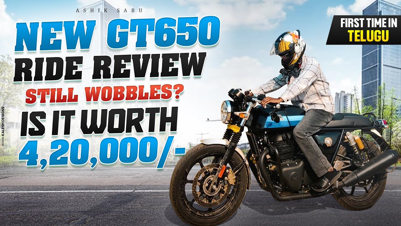 NEW GT650 RIDE REVIEW | 2023 | TELUGU MOTOVLOG | SABUSPEC | ASHIK SABU.