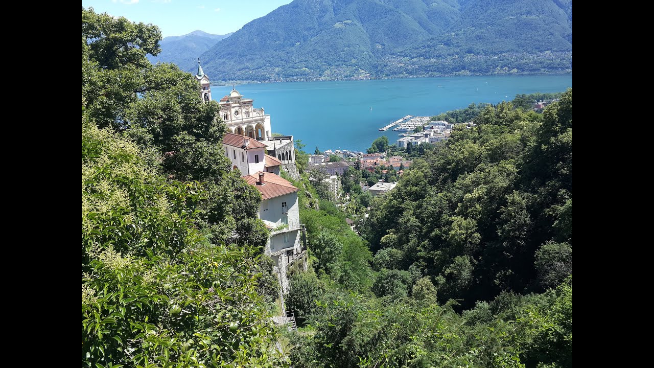 Orselina -  Locarno Standseilbahn Switzerland June 2017.