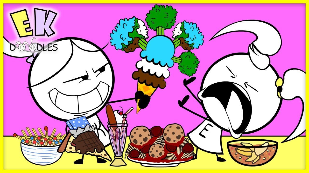 Do You Like BROCCOLI ICE CREAM Song ?? Kids Nursery Rhymes with Emma & Kate !