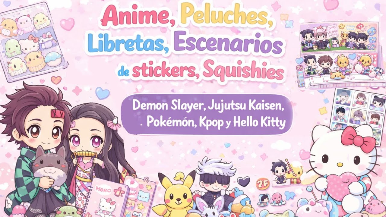#anime #kpop  #hellokitty  #dibujo  #libretas  #escenario #jujutsukaisen  #demonslayer  #pokemon