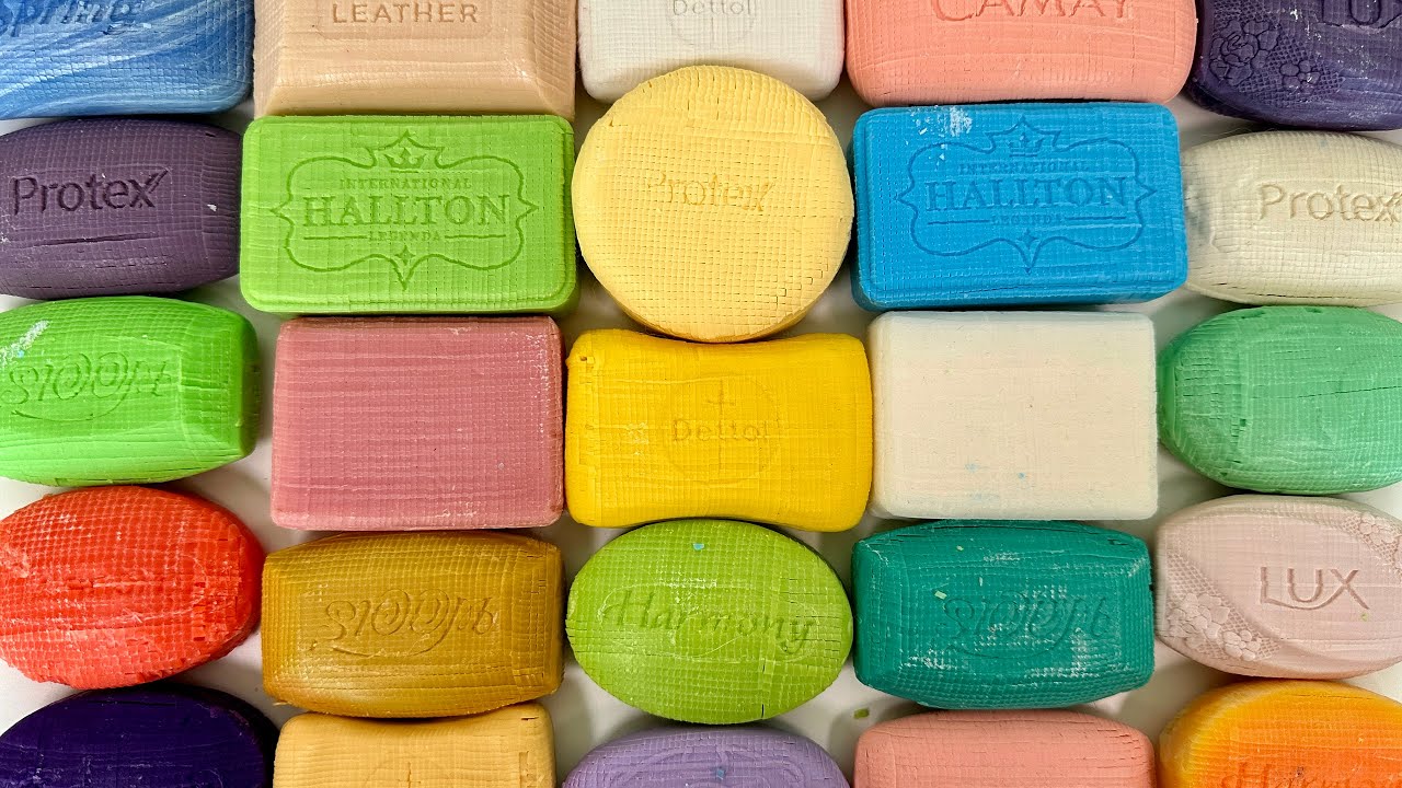 ASMR Carving soap cubes. Soothing cutting soap / ASMR Soap.