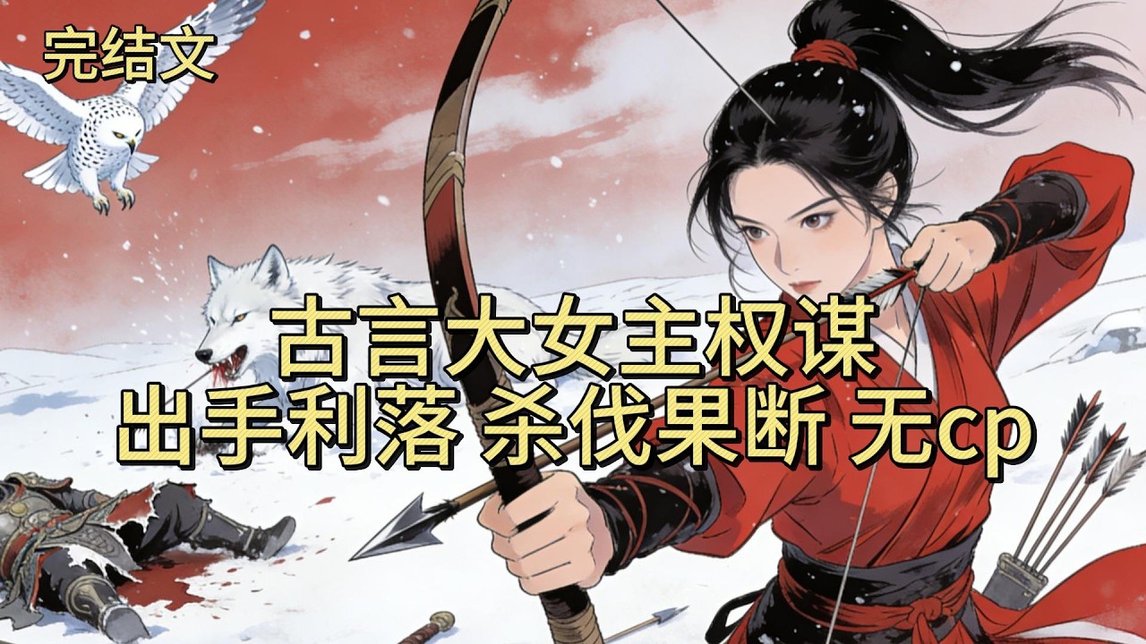 【完结文】【古言】【大女主】狩猎场上未婚夫为帮恩师之女猎得雪狼，一箭射向我胸口。天地良心，我没留神是他。反手三箭射出。一箭射向雪狼一箭射落暗器一箭射死偷袭者 #小说 #爽文 #故事#小说推文 #完结文