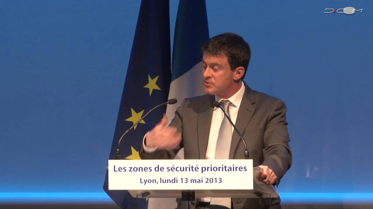 Intervention de Manuel Valls lors du 1er bilan de la mise en oeuvre des zones de sécurité priorita