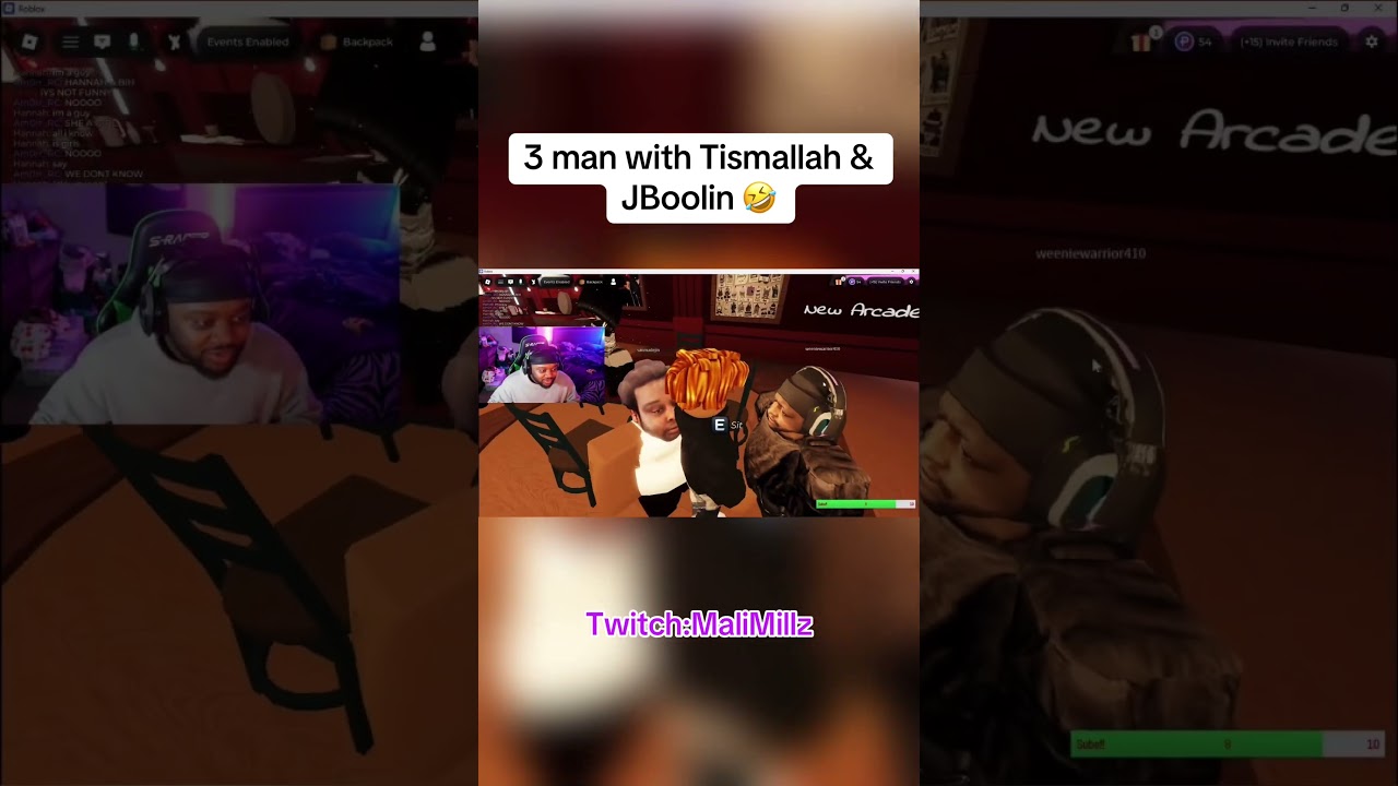 Я встретил Тисмаллу и Джей Булина в ROBLOX.. 😆