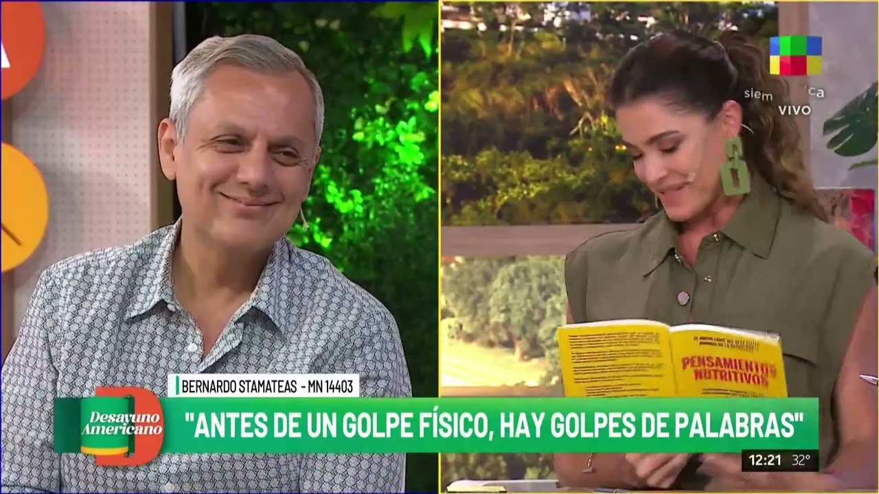 BERNARDO STAMATEAS habla sobre 