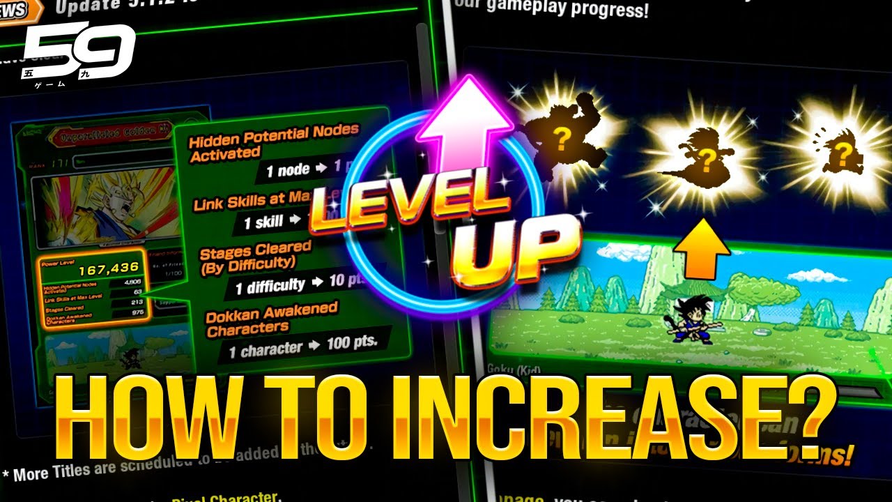 Best Ways to Increase Your POWER LEVEL in DBZ Dokkan Battle!