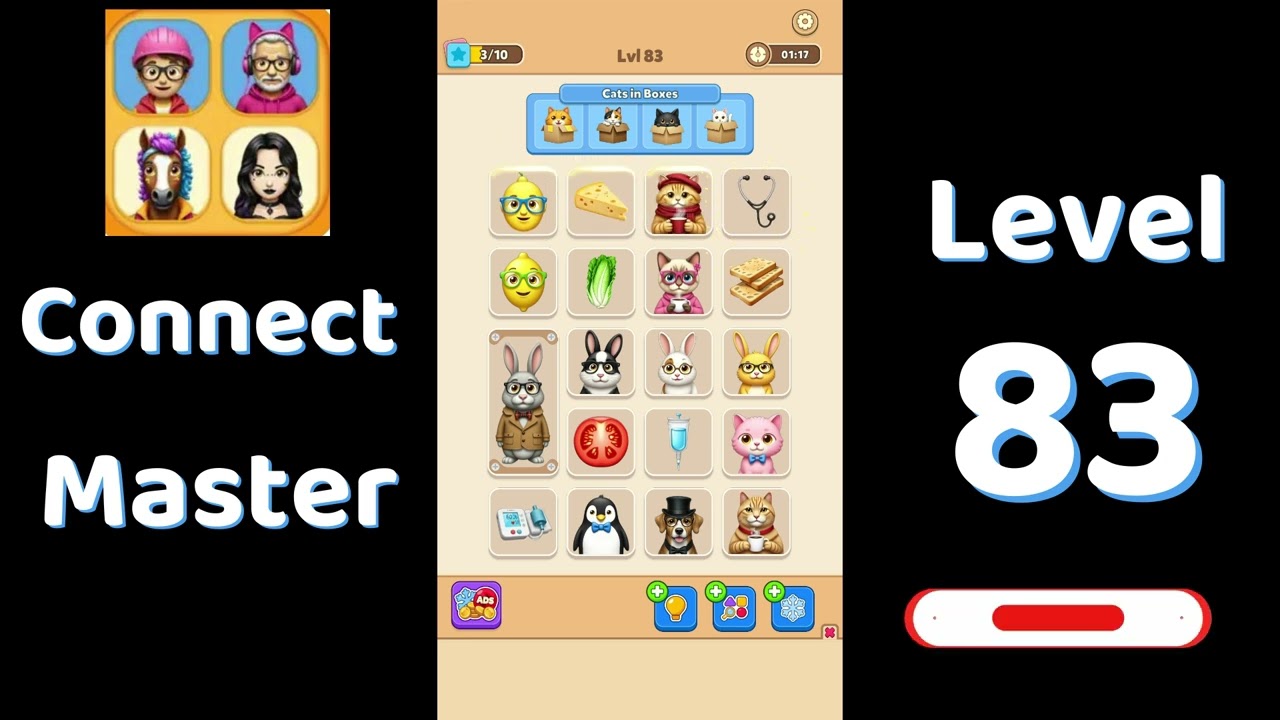 Connect Master Level 83 Walkthrough 🧩 | Match Puzzle | Puzzle Solutions & Tips | Go Answer
