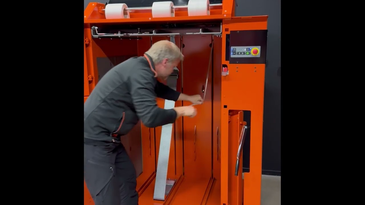 Orwak Compact 3150 Prepare machine for use