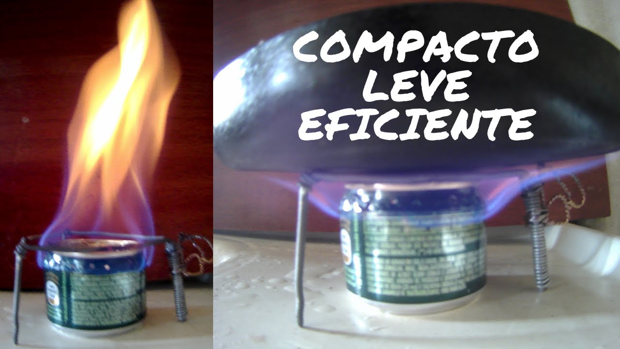 Como Fazer um Fogareiro a Vapor de Álcool Simples e Eficiente, livre de fuligem (004)