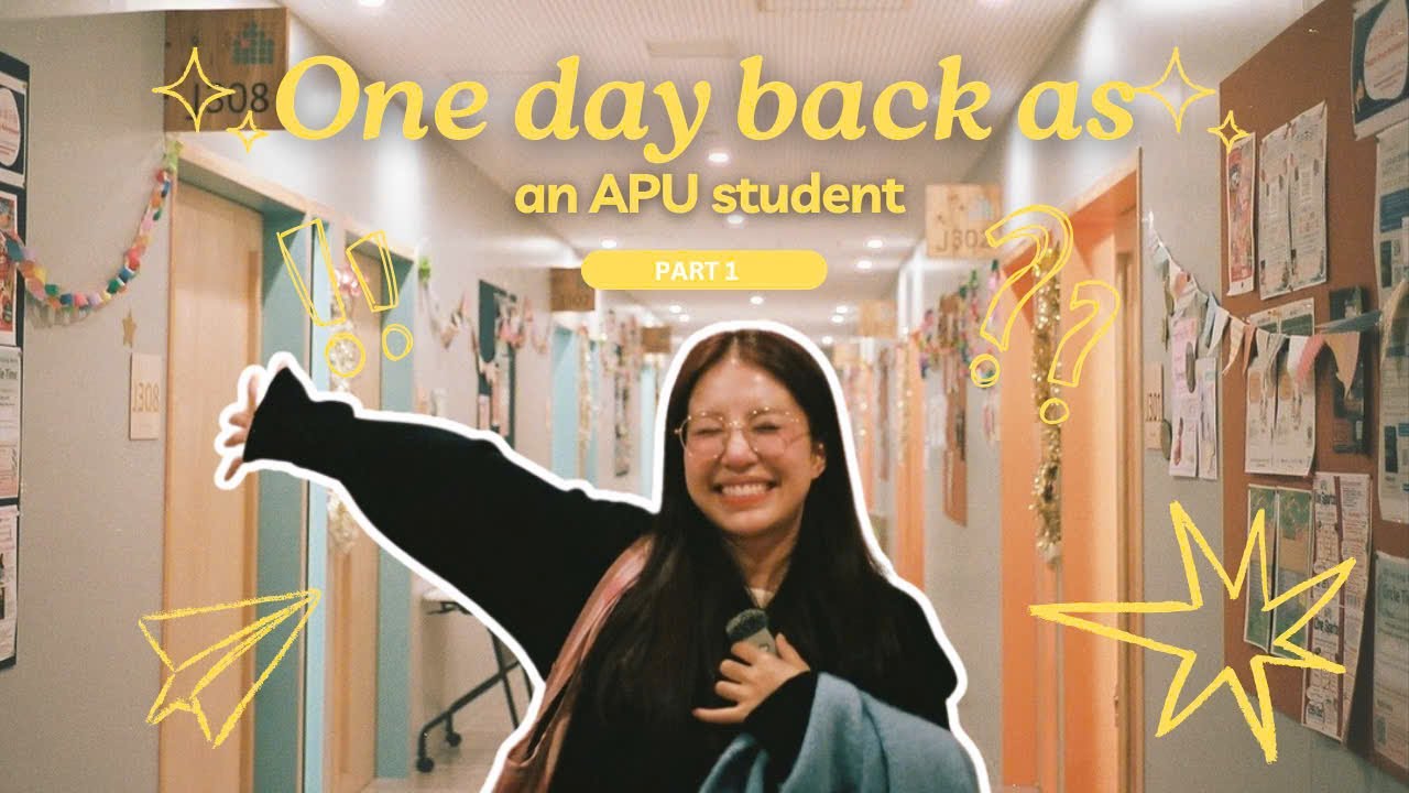 Một ngày quay lại làm sinh viên APU ~ | One day back as an APU student !!!